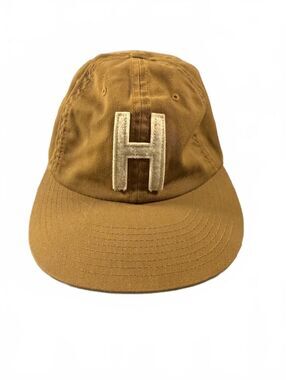Herschel Supply Co Strapback Hat Brown Felt H Logo Baseball Cap